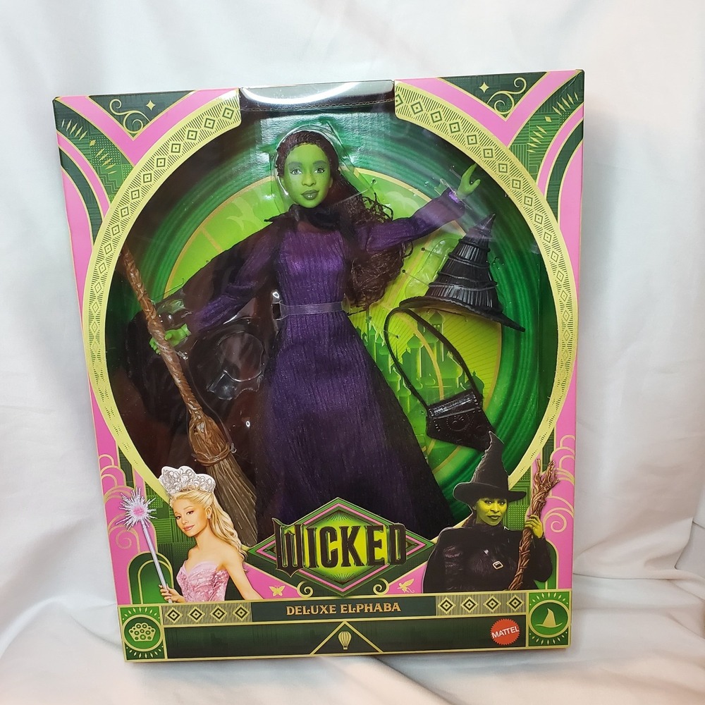 Mattel Universal Wicked Deluxe Elphaba Witch Fashion Doll NEW!